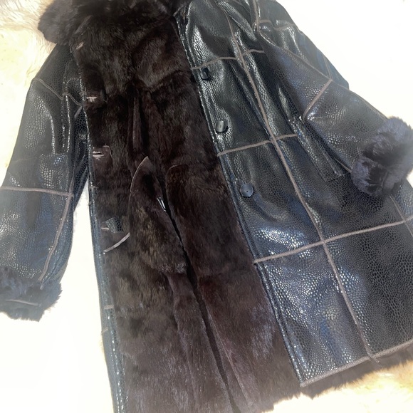 Original Lapin, brown fur and Italian leather - Picture 2 of 4
